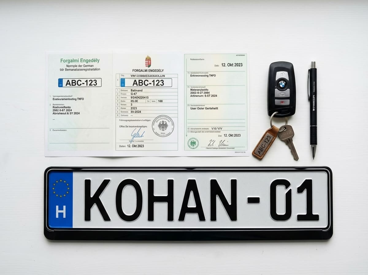 Átírás / forgalomba helyezés – Kohán Service, Budakeszi